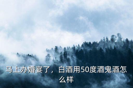 馬上辦婚宴了，白酒用50度酒鬼酒怎么樣