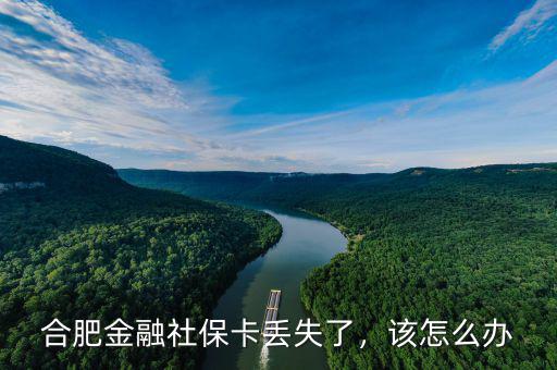 金融社?？▉G了怎么辦,合肥金融社保卡丟失了
