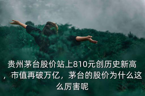 貴州茅臺股價站上810元創(chuàng)歷史新高，市值再破萬億，茅臺的股價為什么這么厲害呢