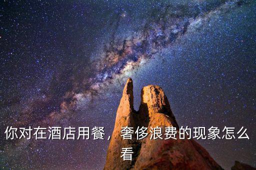 你對在酒店用餐，奢侈浪費的現(xiàn)象怎么看