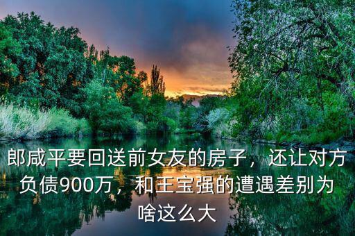 郎咸平要回送前女友的房子，還讓對(duì)方負(fù)債900萬，和王寶強(qiáng)的遭遇差別為啥這么大