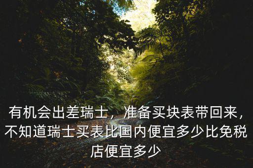 有機會出差瑞士，準備買塊表帶回來，不知道瑞士買表比國內(nèi)便宜多少比免稅店便宜多少