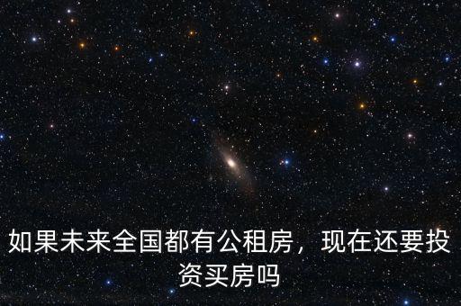 如果未來全國都有公租房，現(xiàn)在還要投資買房嗎