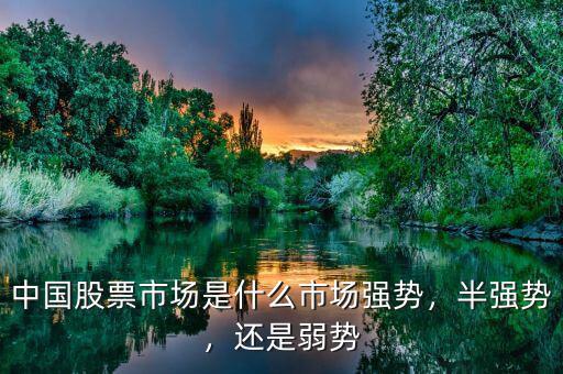 中國股票市場是什么市場強(qiáng)勢，半強(qiáng)勢，還是弱勢