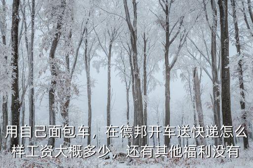 用自己面包車，在德邦開車送快遞怎么樣工資大概多少，還有其他福利沒有
