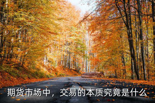 期貨市場中，交易的本質(zhì)究竟是什么