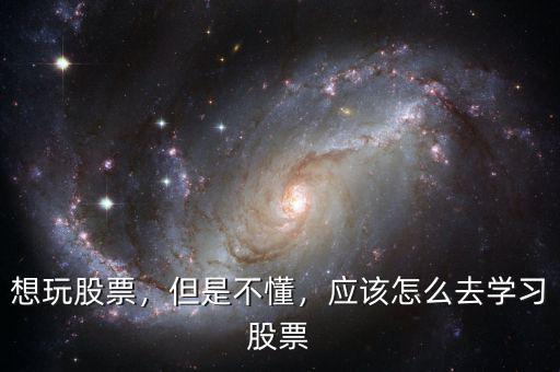 想玩股票，但是不懂，應該怎么去學習股票