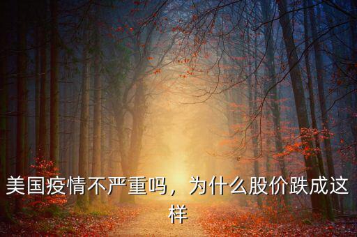 美國疫情不嚴(yán)重嗎，為什么股價(jià)跌成這樣