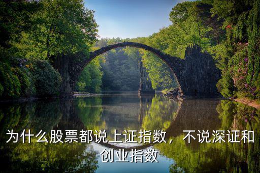 為什么股票都說上證指數(shù)，不說深證和創(chuàng)業(yè)指數(shù)