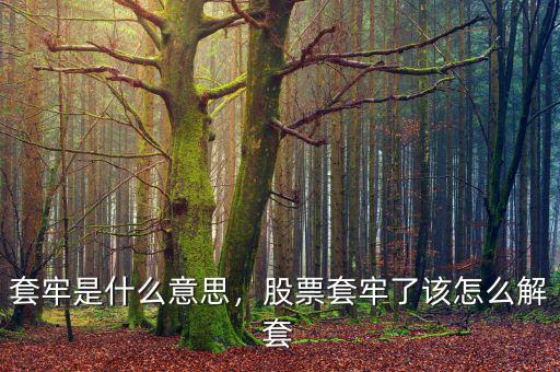 套牢是什么意思，股票套牢了該怎么解套