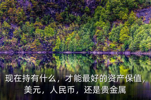 現(xiàn)在持有什么，才能最好的資產(chǎn)保值，美元，人民幣，還是貴金屬