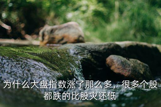 為什么大盤指數(shù)漲了那么多，很多個(gè)股都跌的比股災(zāi)還低
