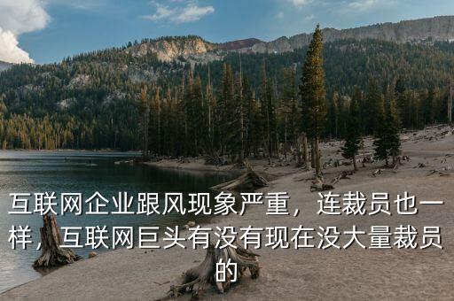 互聯(lián)網(wǎng)企業(yè)跟風現(xiàn)象嚴重，連裁員也一樣，互聯(lián)網(wǎng)巨頭有沒有現(xiàn)在沒大量裁員的