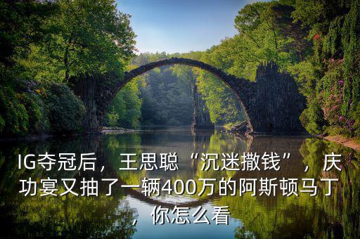 IG奪冠后，王思聰“沉迷撒錢”，慶功宴又抽了一輛400萬的阿斯頓馬丁，你怎么看