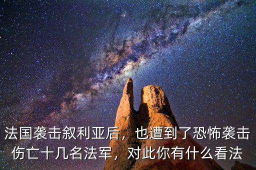法國襲擊敘利亞后，也遭到了恐怖襲擊傷亡十幾名法軍，對此你有什么看法