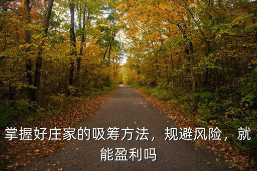 掌握好莊家的吸籌方法，規(guī)避風(fēng)險，就能盈利嗎
