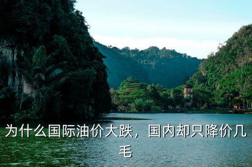 為什么國際油價大跌，國內(nèi)卻只降價幾毛