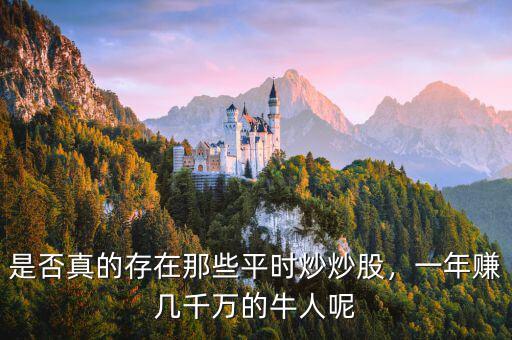 是否真的存在那些平時(shí)炒炒股，一年賺幾千萬的牛人呢