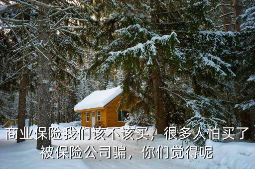 商業(yè)保險(xiǎn)我們?cè)摬辉撡I(mǎi)，很多人怕買(mǎi)了被保險(xiǎn)公司騙，你們覺(jué)得呢