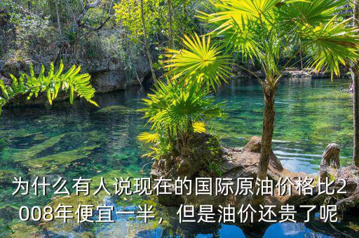 為什么有人說現(xiàn)在的國際原油價格比2008年便宜一半，但是油價還貴了呢