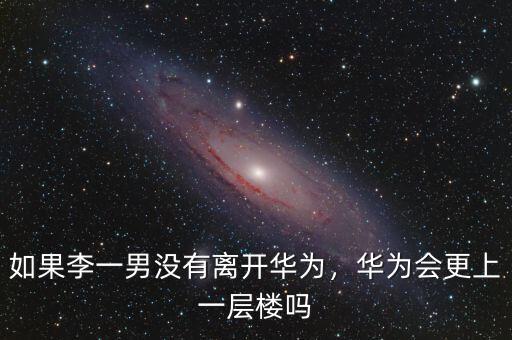 如果李一男沒有離開華為，華為會更上一層樓嗎