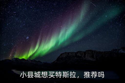 小縣城想買特斯拉，推薦嗎
