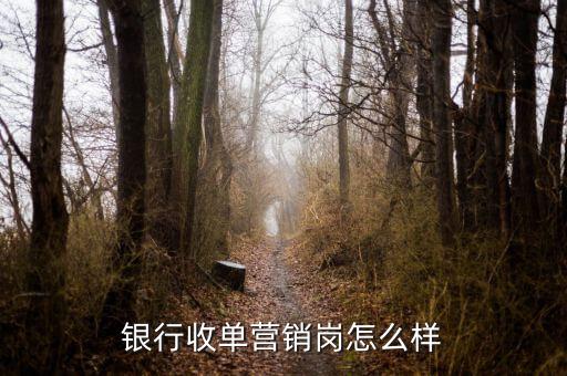 銀行收單營(yíng)銷(xiāo)崗怎么樣