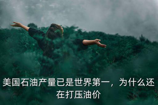 美國石油產(chǎn)量已是世界第一，為什么還在打壓油價
