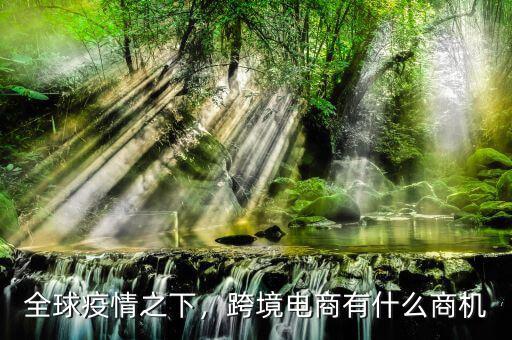 全球疫情之下，跨境電商有什么商機