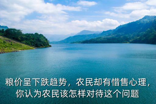 糧價(jià)呈下跌趨勢(shì)，農(nóng)民卻有惜售心理，你認(rèn)為農(nóng)民該怎樣對(duì)待這個(gè)問(wèn)題