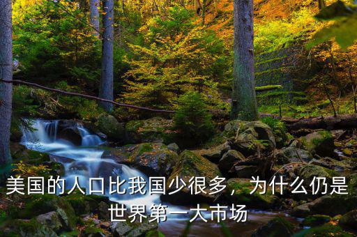 美國(guó)的人口比我國(guó)少很多，為什么仍是世界第一大市場(chǎng)