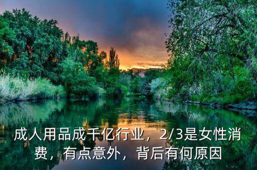 成人用品成千億行業(yè)，2/3是女性消費，有點意外，背后有何原因