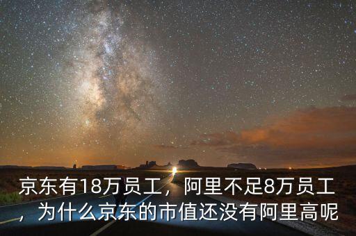 京東有18萬員工，阿里不足8萬員工，為什么京東的市值還沒有阿里高呢