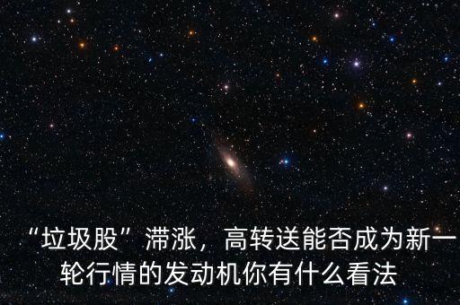 “垃圾股”滯漲，高轉(zhuǎn)送能否成為新一輪行情的發(fā)動(dòng)機(jī)你有什么看法