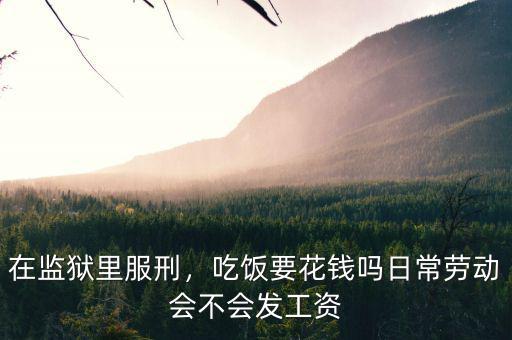 在監(jiān)獄里服刑，吃飯要花錢嗎日常勞動(dòng)會(huì)不會(huì)發(fā)工資