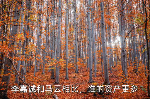 李嘉誠和馬云相比，誰的資產(chǎn)更多