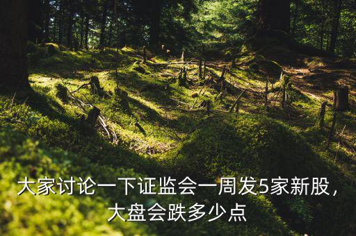 大家討論一下證監(jiān)會一周發(fā)5家新股，大盤會跌多少點