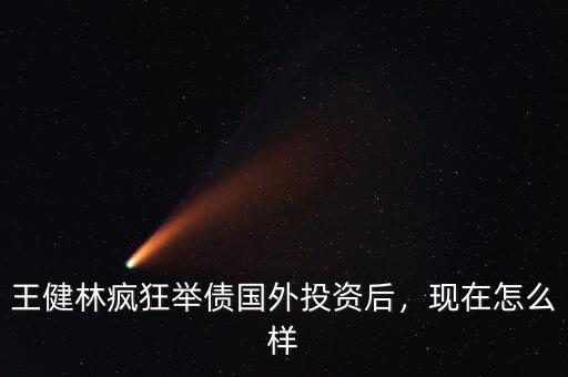 王健林瘋狂舉債國外投資后，現(xiàn)在怎么樣