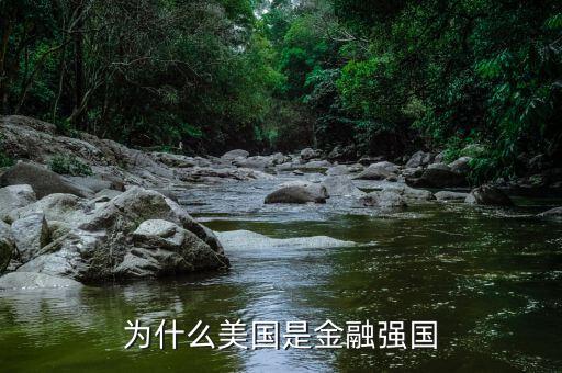 美國金融為什么那么強,美國經濟實力這么強