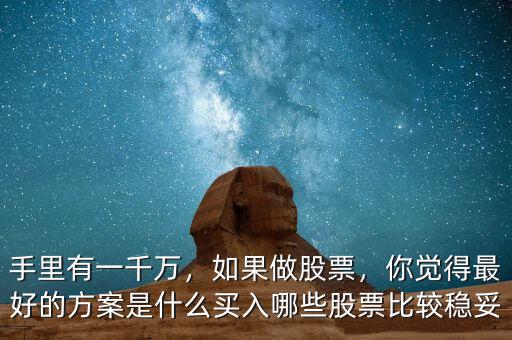 手里有一千萬，如果做股票，你覺得最好的方案是什么買入哪些股票比較穩(wěn)妥