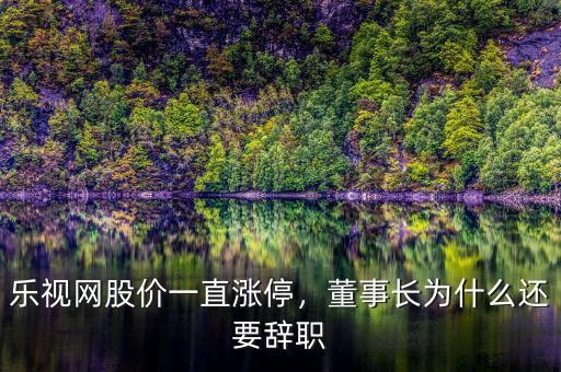 樂視網(wǎng)股價(jià)一直漲停，董事長為什么還要辭職
