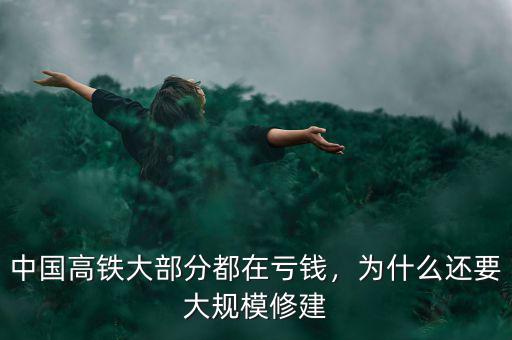中國高鐵大部分都在虧錢，為什么還要大規(guī)模修建