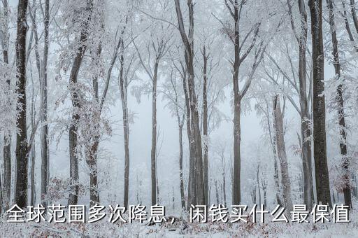 全球范圍多次降息，閑錢買什么最保值