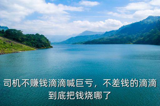 司機不賺錢滴滴喊巨虧，不差錢的滴滴到底把錢燒哪了