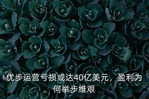 優(yōu)步運營虧損或達40億美元，盈利為何舉步維艱