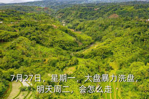 7月27日，星期一，大盤暴力洗盤，明天周二，會(huì)怎么走