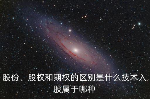 股份、股權(quán)和期權(quán)的區(qū)別是什么技術(shù)入股屬于哪種