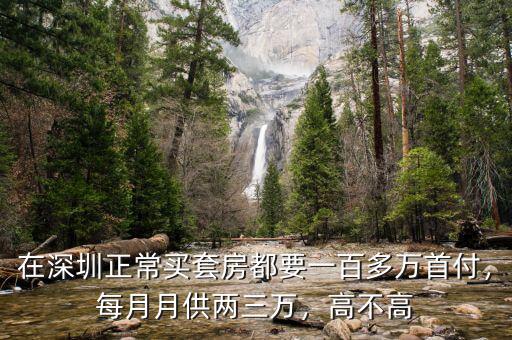 深圳每月要還房貸多少錢(qián),在深圳還房貸每月七千多元