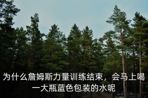 為什么詹姆斯力量訓練結束，會馬上喝一大瓶藍色包裝的水呢