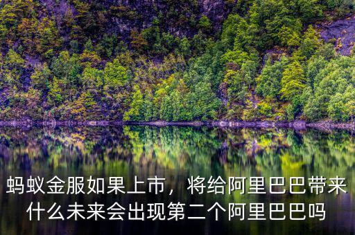 螞蟻金服如果上市，將給阿里巴巴帶來(lái)什么未來(lái)會(huì)出現(xiàn)第二個(gè)阿里巴巴嗎